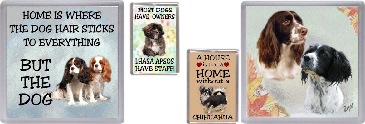 Bullmastiff Dog Fridge Magnet "Home is Where"  by Starprint